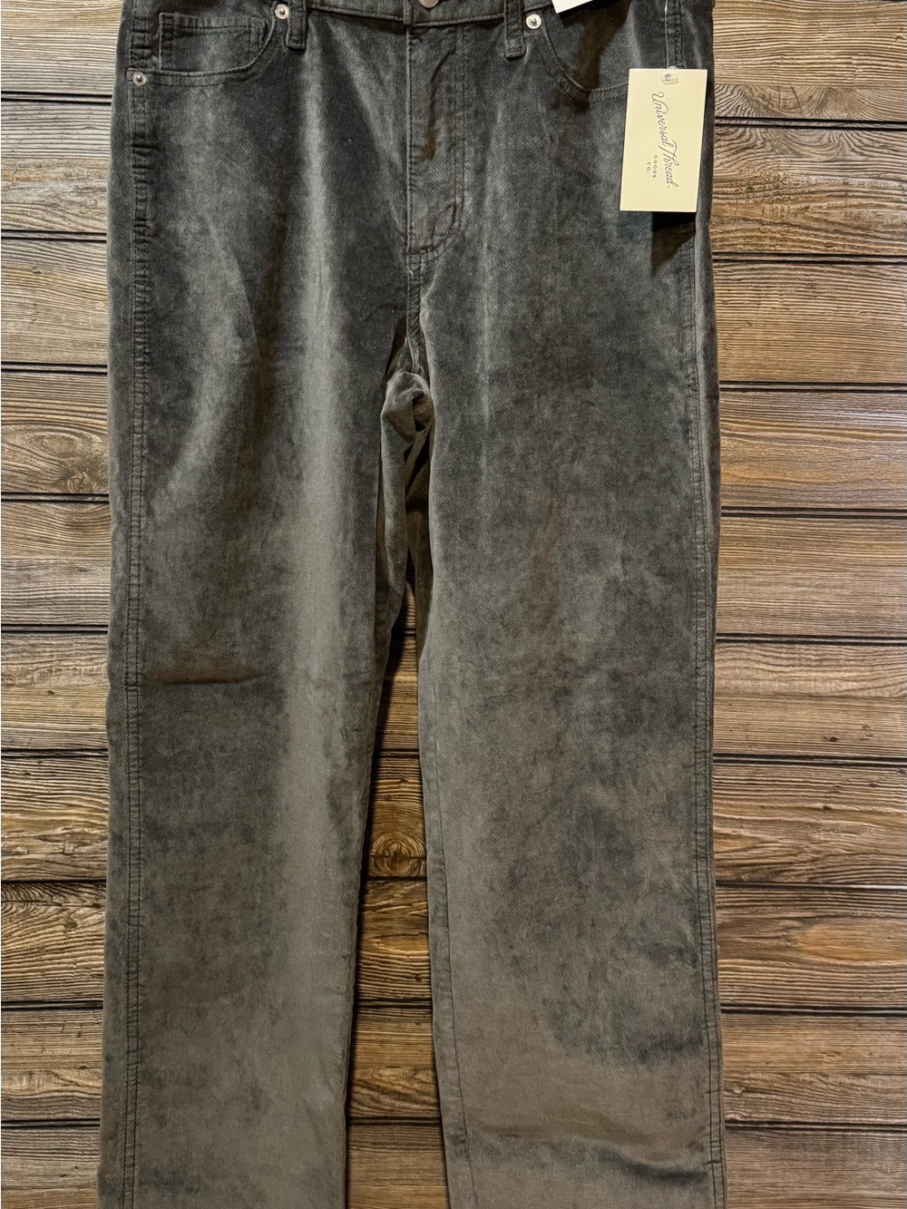 Universal Thread Women’s Charcoal Gray Corduroy Pants